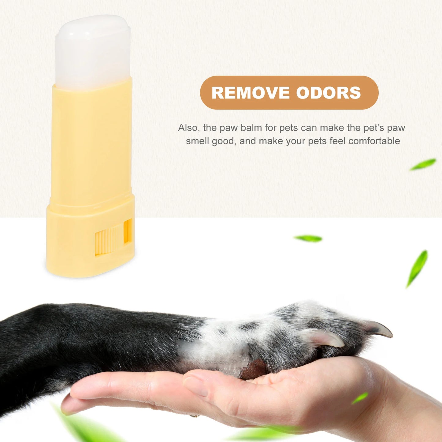 Pet Paw Protection Balm – Beeswax Moisturizing Cream for Dry, Cracked Paws, Nose & Elbows for Dogs & Cats