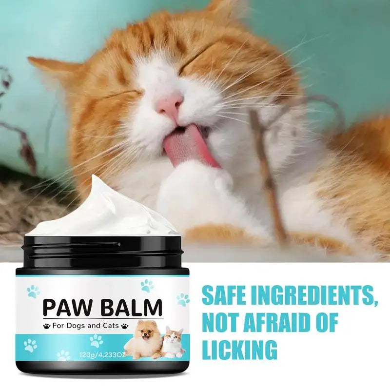 Paw Rescue Balm 120g – Lick-Safe Moisturizing Paw Butter for Dogs & Cats, Protection from Hot Pavement, Dryness & Cracking