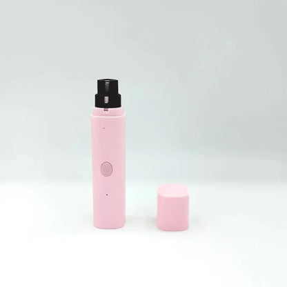 Electric Pet Nail Grinder with LED Light – USB Rechargeable Quiet Trimmer for Dogs & Cats