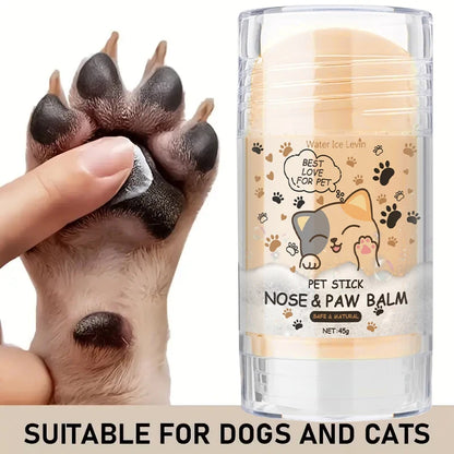 Water Ice Levin Dog & Cat Nose and Paw Balm – Moisturizing Paw Protector Cream for Dry & Cracked Feet (45g)