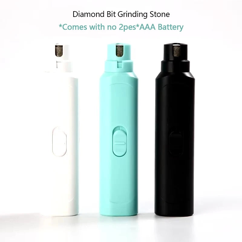 Electric Pet Nail Grinder – Quiet & Portable Claw Trimmer for Dogs & Cats