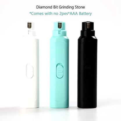 Electric Pet Nail Grinder – Quiet & Portable Claw Trimmer for Dogs & Cats