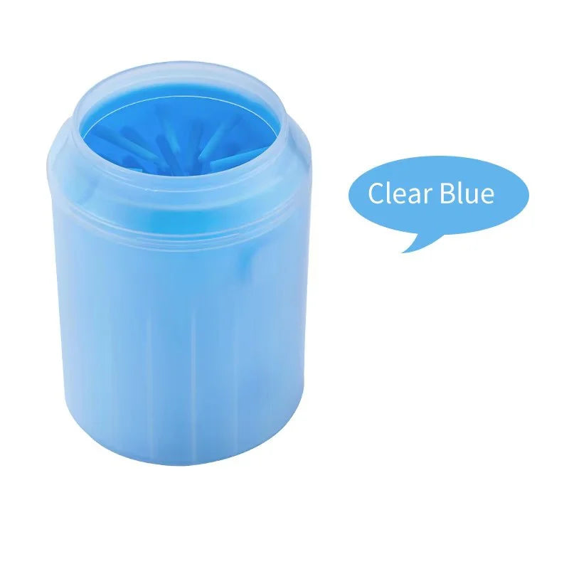 Silicone Pet Paw Washer Cup – Soft Bristle Detachable Foot Cleaner for Small, Medium & Large Dogs and Cats (3 Sizes)