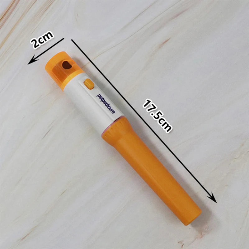 Electric Pet Nail Grinder & Polisher – Automatic Claw Trimmer with 3 Replacement Filing Wheels for Dogs & Cats