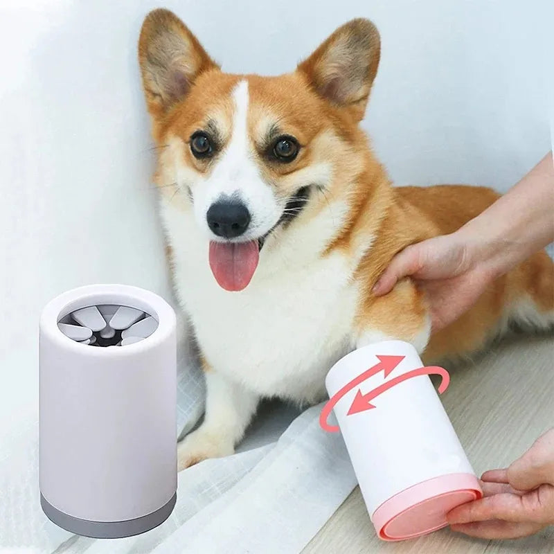 Portable Silicone Pet Paw Washer Cup – Detachable Foot Cleaning Tool for Small & Medium Dogs and Cats (2 Sizes)
