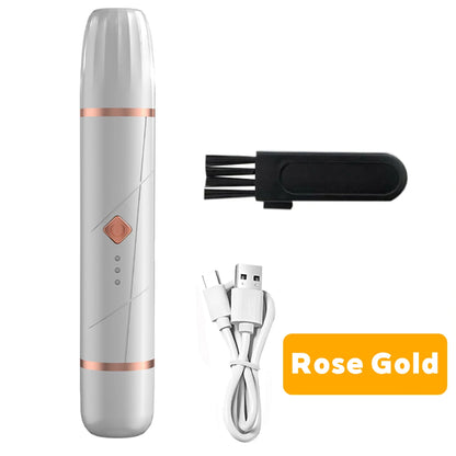 2-in-1 Electric Pet Nail Grinder & Hair Trimmer – USB-C Rechargeable with LED Light for Dogs & Cats