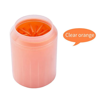 Portable Pet Paw Plunger Cleaning Cup – Soft Silicone Bristle Foot Washer for Dogs & Cats in 3 Sizes
