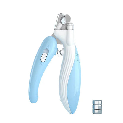Professional Pet Nail Clippers with LED Light – Stainless Steel Safety Trimmer for Dogs, Cats & Small Animals