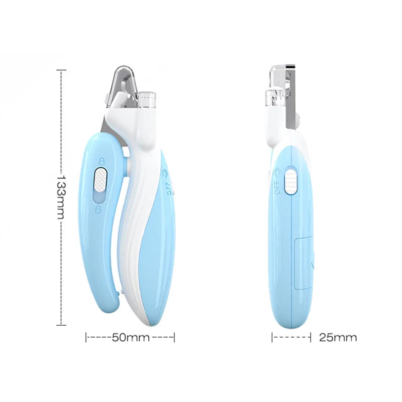Professional Pet Nail Clippers with LED Light – Safe, Precise Trimmer for Dogs, Cats & Small Animals
