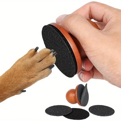 Dog Nail Scratch Board & Filing Pad – Stress-Free Interactive Nail Grinder for All Breeds