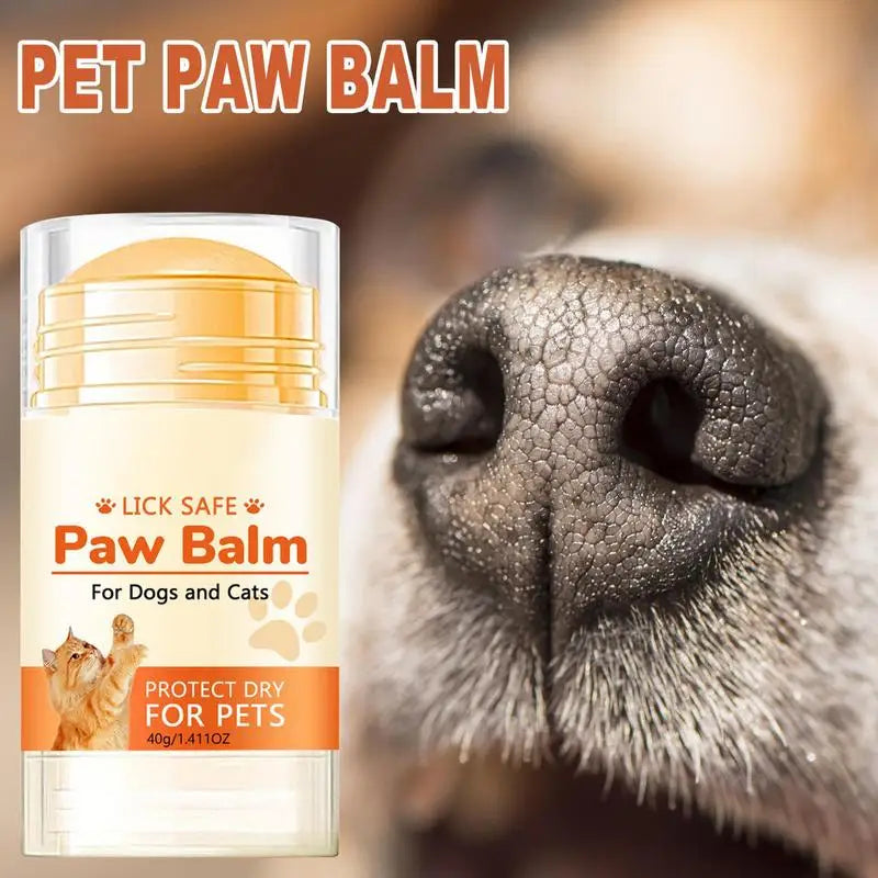 Dog & Cat Nose and Paw Balm – Natural Moisturizing Repair Cream for Dry, Cracked Paws, Nose & Elbows (40g)