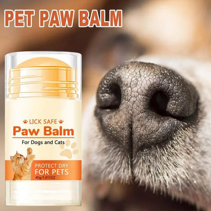 Dog & Cat Nose and Paw Balm – Natural Moisturizing Repair Cream for Dry, Cracked Paws, Nose & Elbows (40g)
