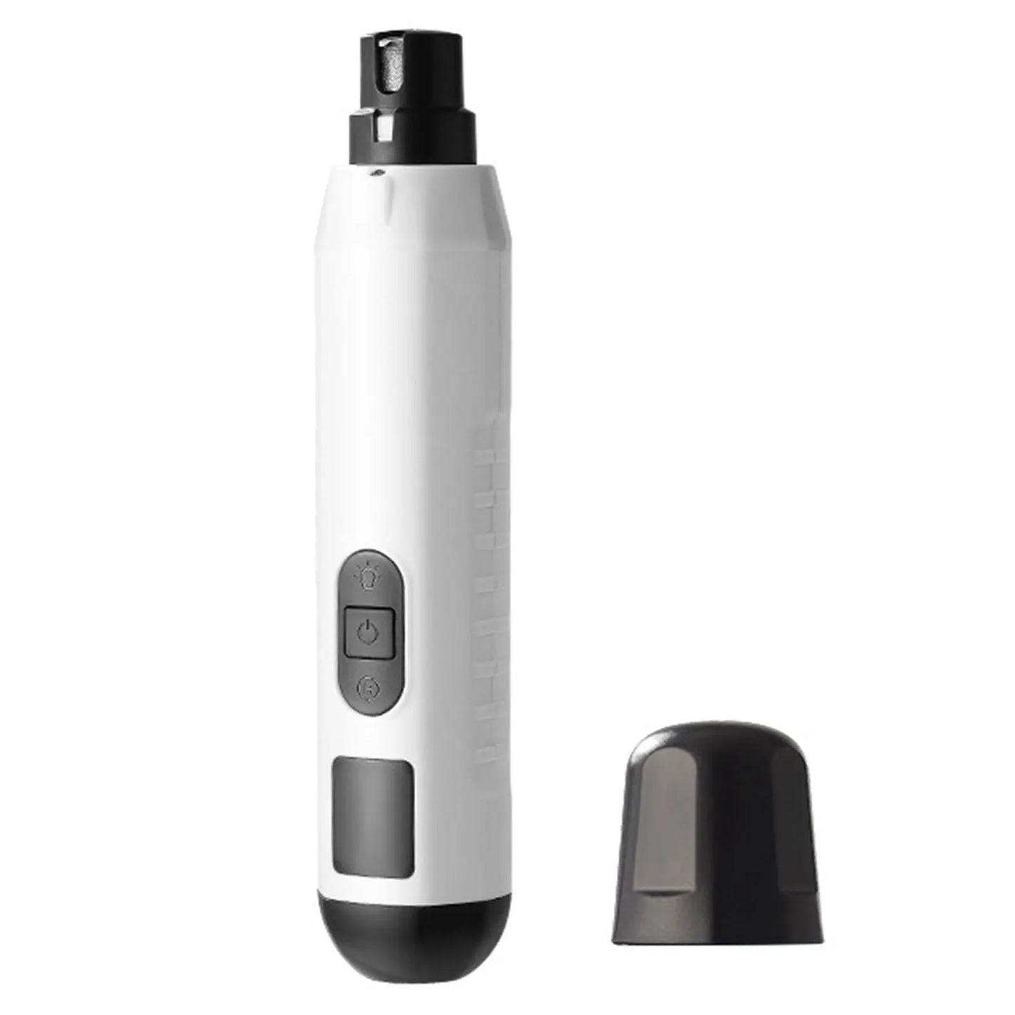 Electric Pet Nail Grinder with LED Light – 5-Speed USB Rechargeable Quiet Trimmer with 3 Port Sizes for Dogs & Cats