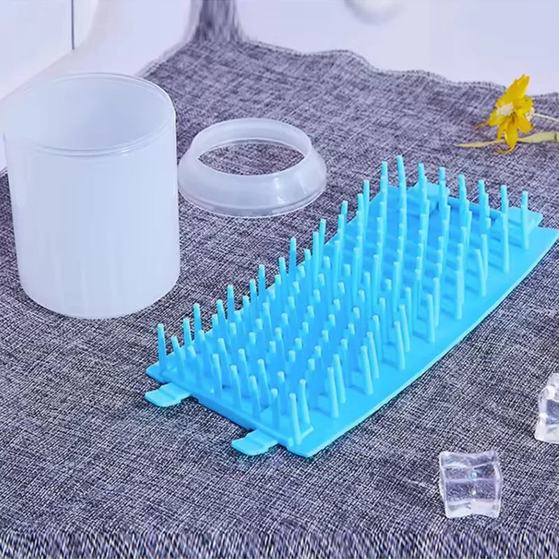 Silicone Pet Paw Washer Cup – Soft Bristle Detachable Foot Cleaner for Small, Medium & Large Dogs and Cats (3 Sizes)