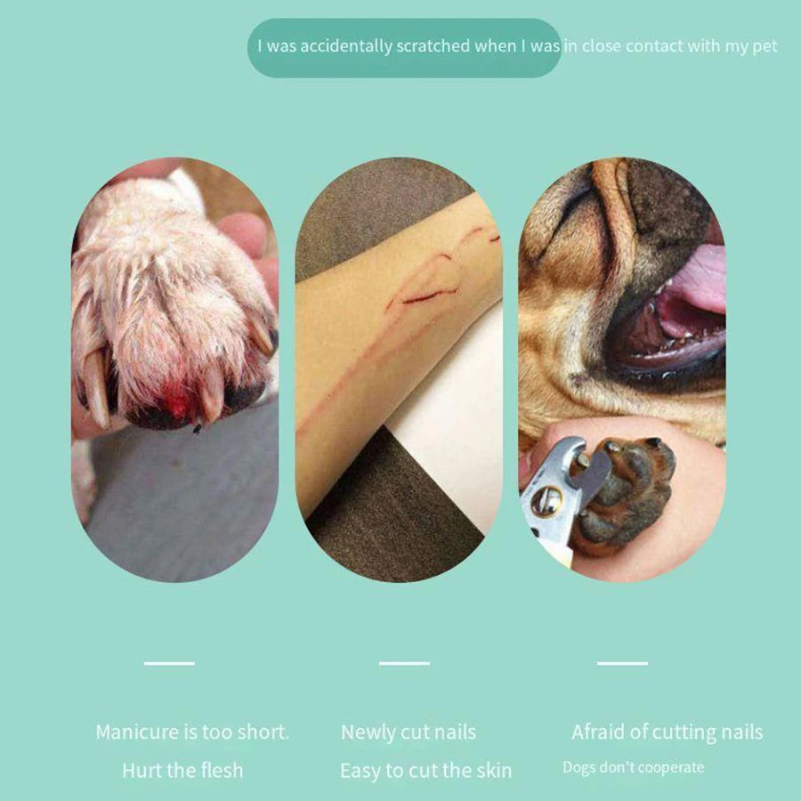 Electric Pet Nail Grinder – Quiet & Portable Claw Trimmer for Dogs & Cats