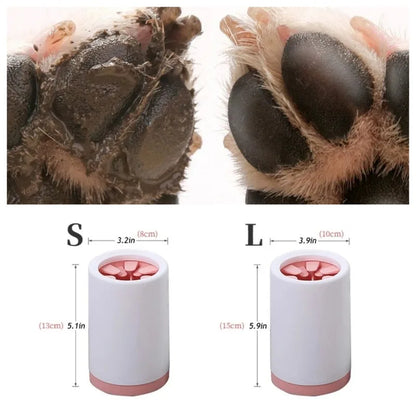 Portable Silicone Pet Paw Washer Cup – Detachable Foot Cleaning Tool for Small & Medium Dogs and Cats (2 Sizes)