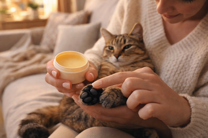Pet Paw Care Balm & Wax – Plant-Based Moisturizing Cream for Dry, Cracked Paws, Pads & Nose for Dogs & Cats