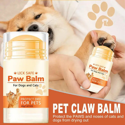 Dog & Cat Nose and Paw Balm – Natural Moisturizing Repair Cream for Dry, Cracked Paws, Nose & Elbows (40g)