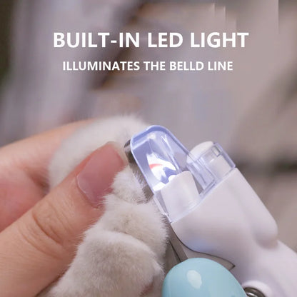 Professional Pet Nail Clippers with LED Light – Safe, Precise Trimmer for Dogs, Cats & Small Animals