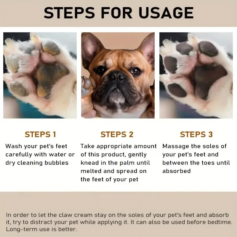 Water Ice Levin Dog & Cat Nose and Paw Balm – Moisturizing Paw Protector Cream for Dry & Cracked Feet (45g)