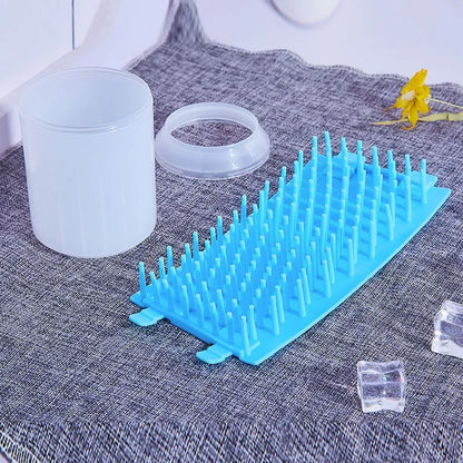 Portable Pet Paw Plunger Cleaning Cup – Soft Silicone Bristle Foot Washer for Dogs & Cats in 3 Sizes