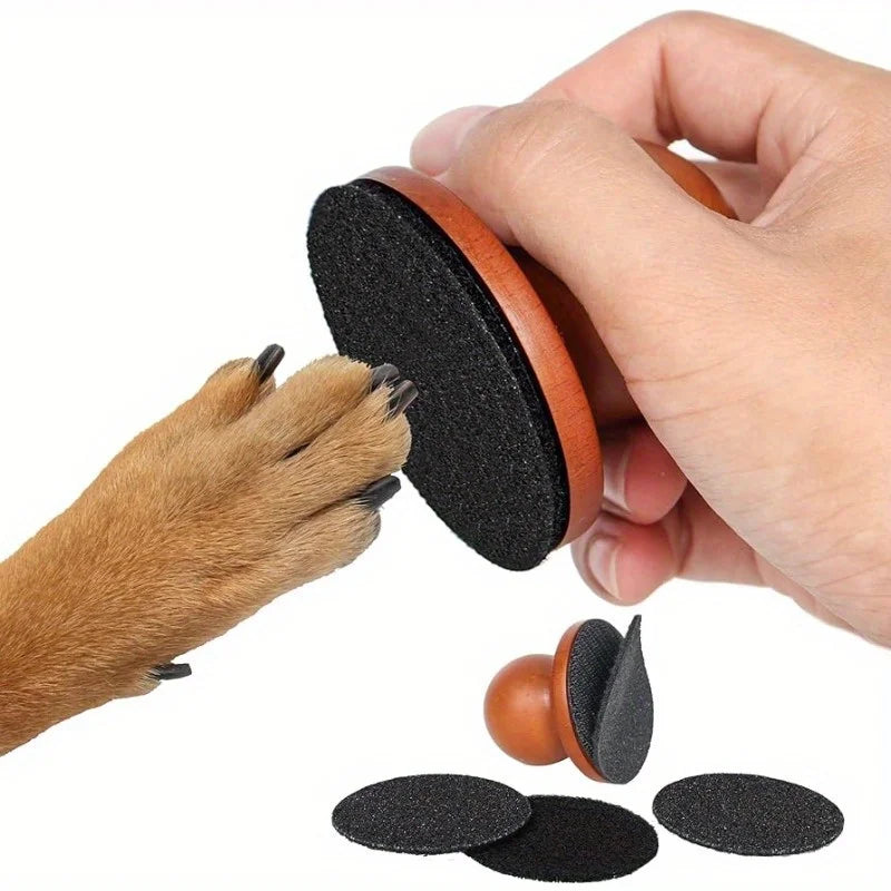 Dog Nail Scratch Board & Filing Pad – Stress-Free Interactive Nail Grinder for All Breeds
