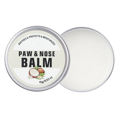 Natural Pet Paw & Nose Balm – Food-Grade Lick-Safe Moisturizing Wax for Dogs, Cats & More (15g)