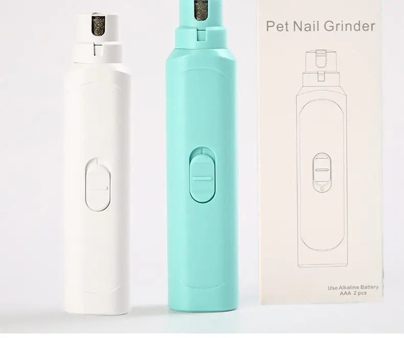 Electric Pet Nail Grinder – Quiet & Portable Claw Trimmer for Dogs & Cats