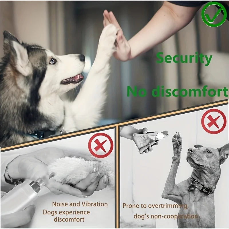 Dog Nail Scratch Board & Filing Pad – Stress-Free Interactive Nail Grinder for All Breeds