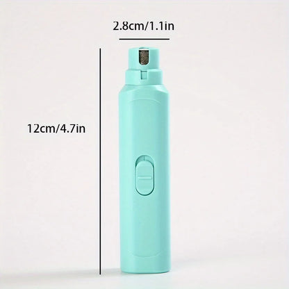 Electric Pet Nail Grinder – Quiet & Portable Claw Trimmer for Dogs & Cats